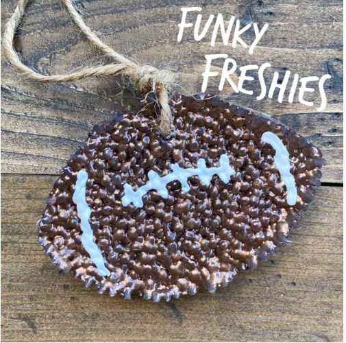 Football Freshie - Bow Ties & Bourbon