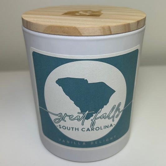 Great Falls South Carolina Circle Candle