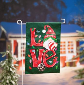 Love Linen Garden Flag