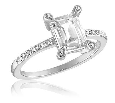 Layers Emerald Cut Forever Stack Ring