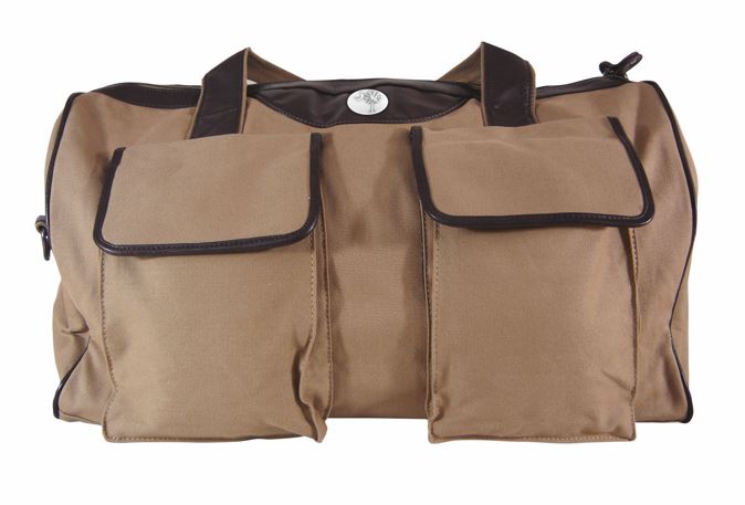 Palmetto Khaki Canvas Weekender