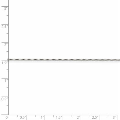 Sterling Silver .8mm Box Chain - 18"