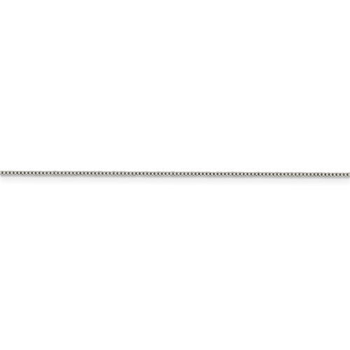 Sterling Silver .8mm Box Chain - 18"