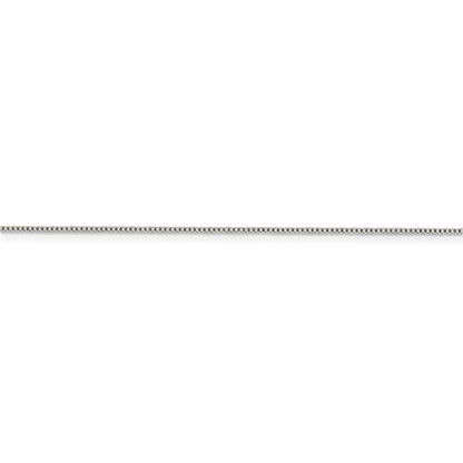 Sterling Silver .8mm Box Chain - 18"