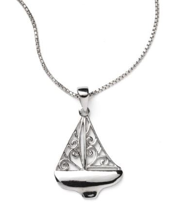 Southern Gates Sailboat Necklace