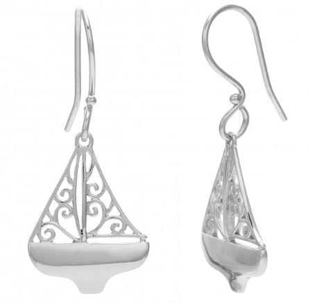 Southern Gates Harbor Sailboat Earrings