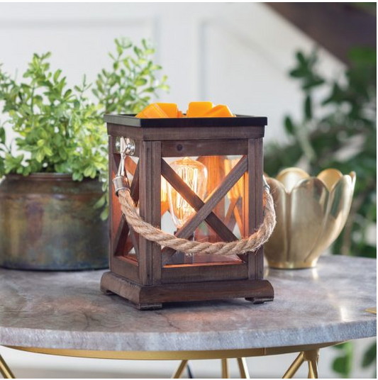 Walnut Rope Vintage Bulb Illumination Fragrance Warmer