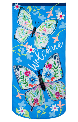 Fluttering Butterfly Garden Everlasting Impression Textile Decor