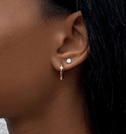 Ellie Vail Gold Plated Ariana Small Stud Earrings