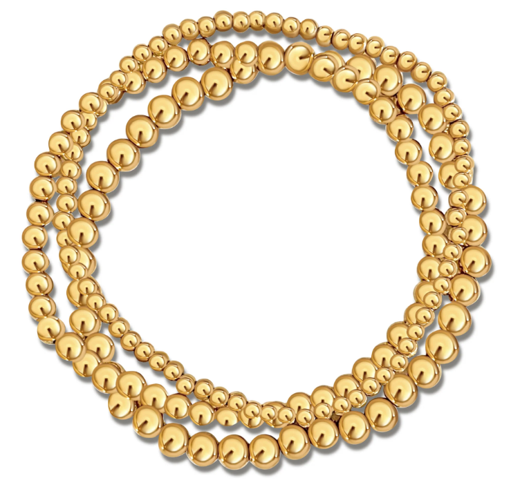 Ellie Vail Gold Plated Jensie Beaded Bracelet Set