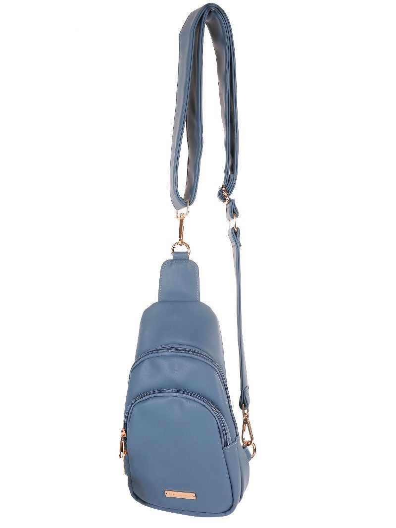 Simply Southern Sling Bag - Azure