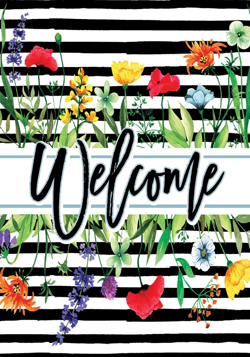 Wallflower Stripes House Flag
