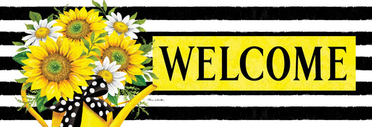 Sunflower Watering Can Signature Sign