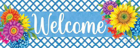 5606SS Custom Decor Signature Sign Floral Vines