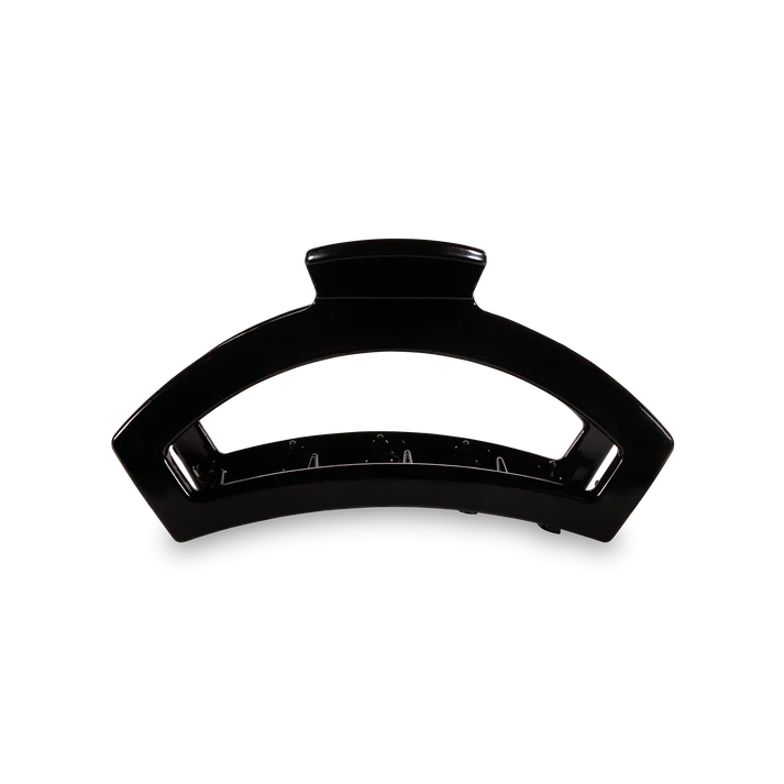 Teleties Open Medium Claw Hair Clip - Jet Black