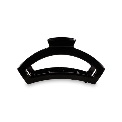 Teleties Open Medium Claw Hair Clip - Jet Black