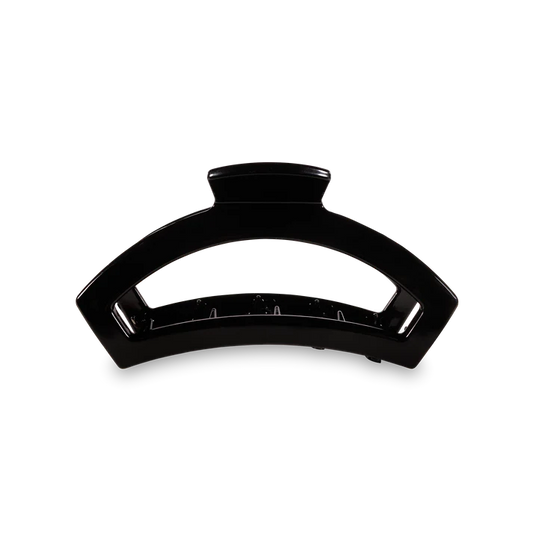 Teleties Open Medium Claw Hair Clip - Jet Black