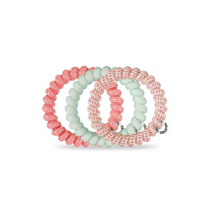 Teleties Large Hair Ties - Calming Coral
