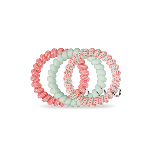 Teleties Large Hair Ties - Calming Coral