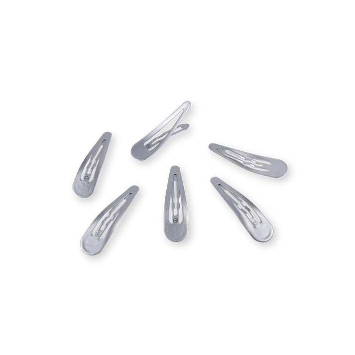Teleties Snap Clips - Silver