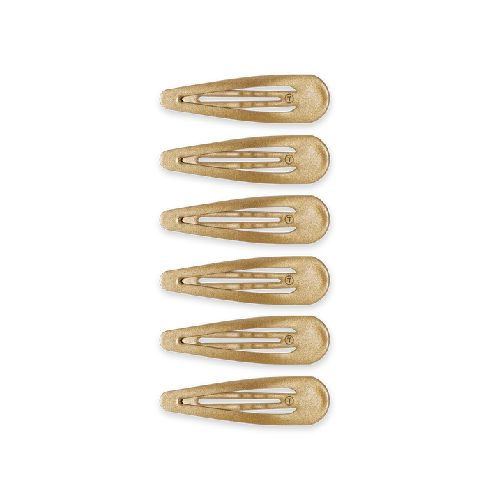 Teleties Snap Clips - Gold