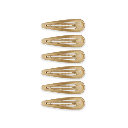 Teleties Snap Clips - Gold