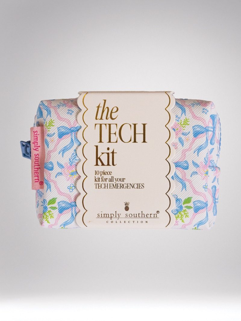 Simply Southern Tech Kit - Blue Bow