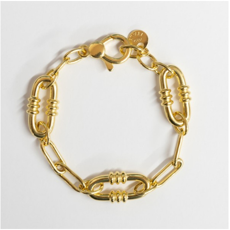 Southern Gates Gold Plated Francesca Bracelet - 7.5"