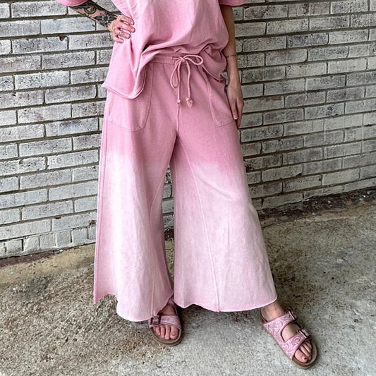 Dressed To Chill Ombre Deep Rose Bottoms