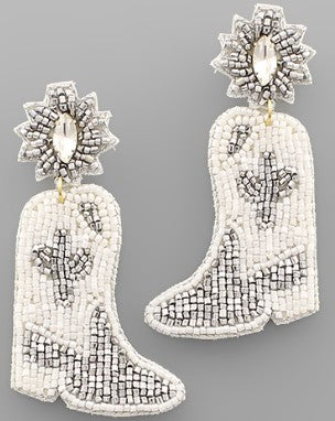 EP42096  Bead Boot Earrings 0
