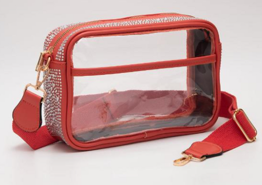 TG10617 Game Day Stadium Rhinestone Clear Bag