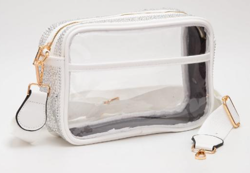 TG10617 Game Day Stadium Rhinestone Clear Bag