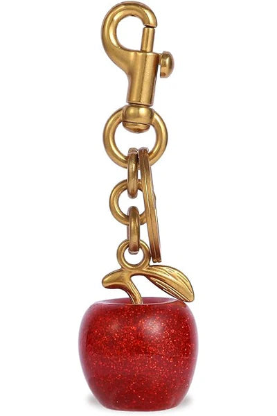 MMK5014 Glitter Apple Bag Charm