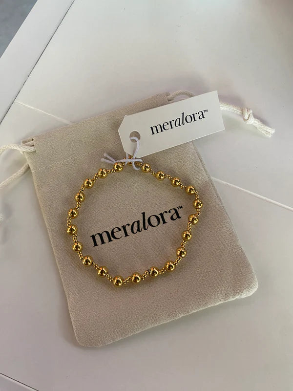 PVDSB108 Meralora 5/2mm Beaded Stretch Bracelet