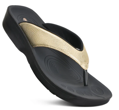 Aerothotic Meira Women's Sandal - Gold