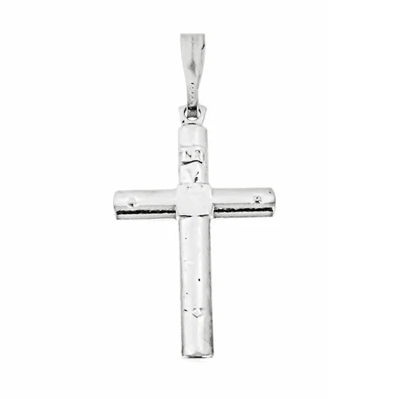 Sterling Silver Nail Cross Pendant
