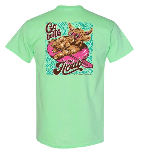 Southern Couture Go With The Float Short Sleeve T-Shirt