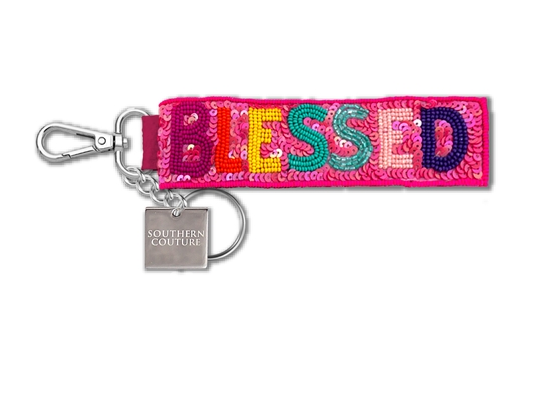 SCABKC1 Southern Couture Blessed Beaded Keychain