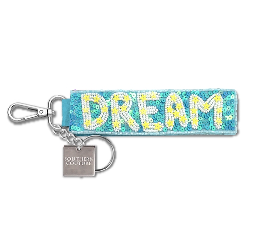 SCABKC13 Southern Couture Dream Beaded Keychain