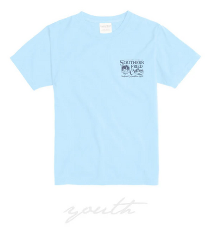 Youth Southern Fried Cotton Feel of the Ocean Short Sleeve T-Shirt
