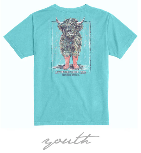 Youth Southern Fried Cotton Caught In The Rain Short Sleeve T-Shirt