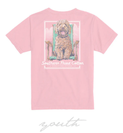 Youth Southern Fried Cotton Summer Vibe Short Sleeve T-Shirt