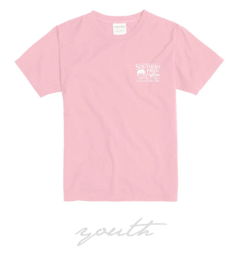 Youth Southern Fried Cotton Summer Vibe Short Sleeve T-Shirt