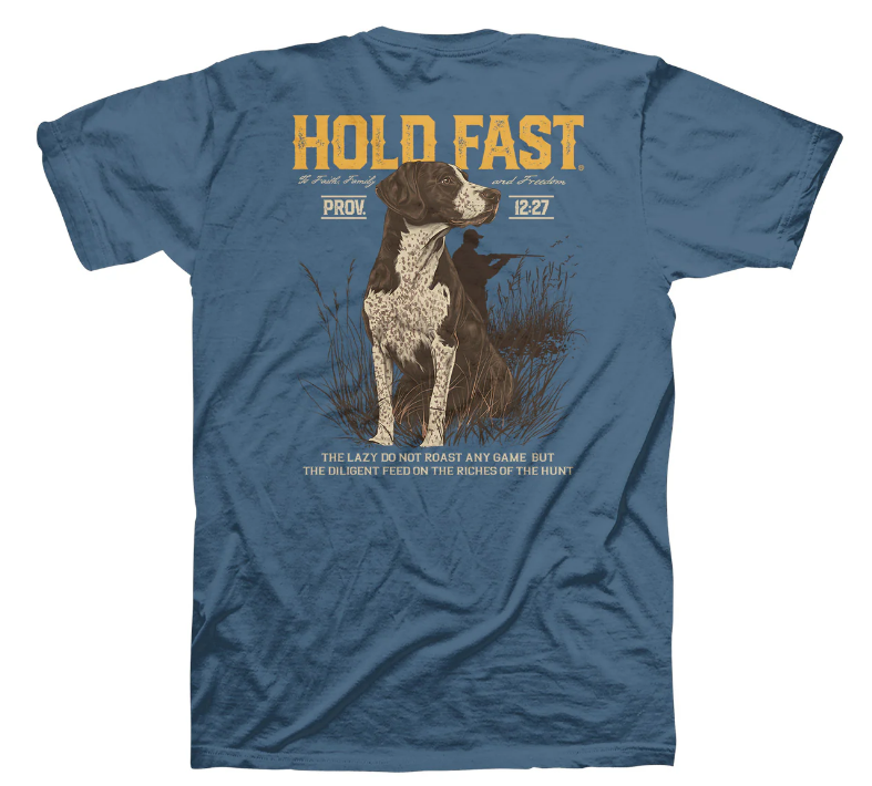 Kerusso Hold Fast Men's Short Sleeve T-Shirt Dog