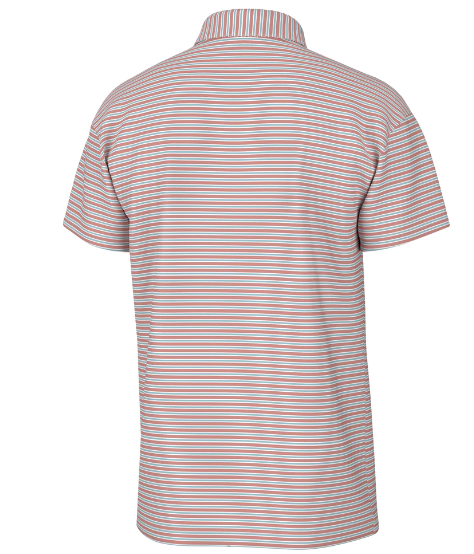 Local Boy Surfside Polo - Salmon & Light Blue