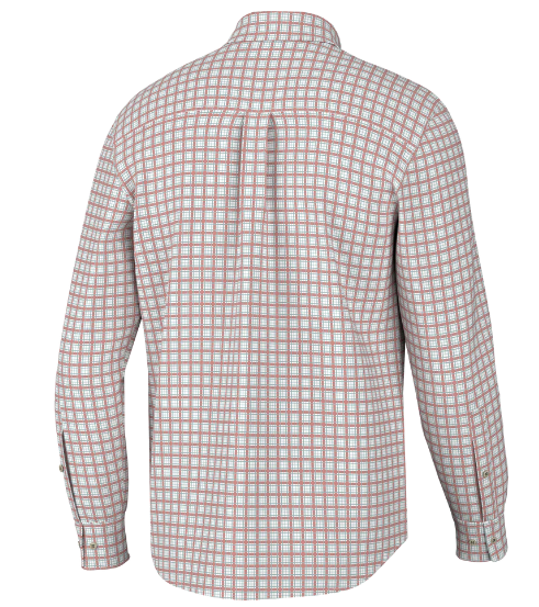 Local Boy Faulk Dress Shirt - Salmon & Light Teal