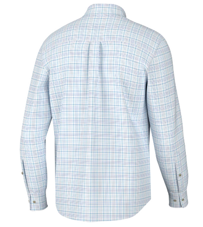 Local Boy Stamps Dress Shirt - Light Blue & Lavender