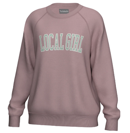 Local Girl Cotton Crewneck - Blush
