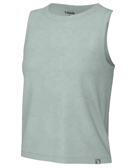 Local Girl Muscle Tank - Ecalyptus