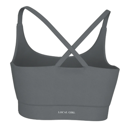 Local Girl Sports Bra - Graphite